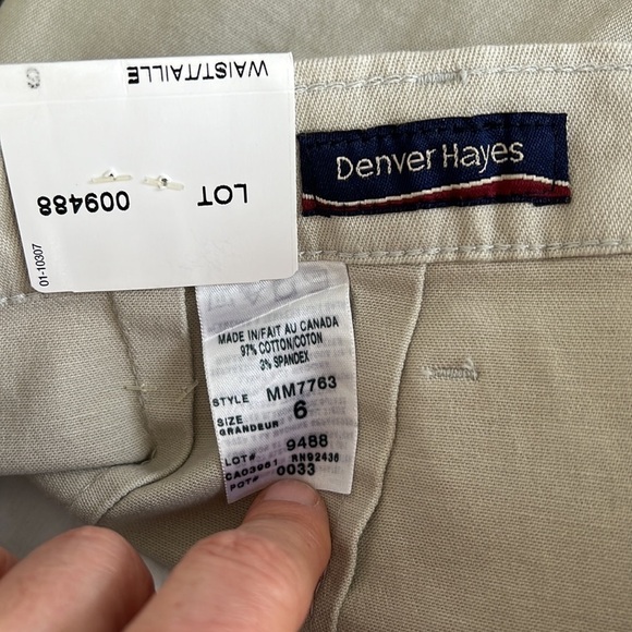 Vintage 90s Y2K Khaki Maxi Trouser Skirt NWT Size 6 - Picture 10 of 11